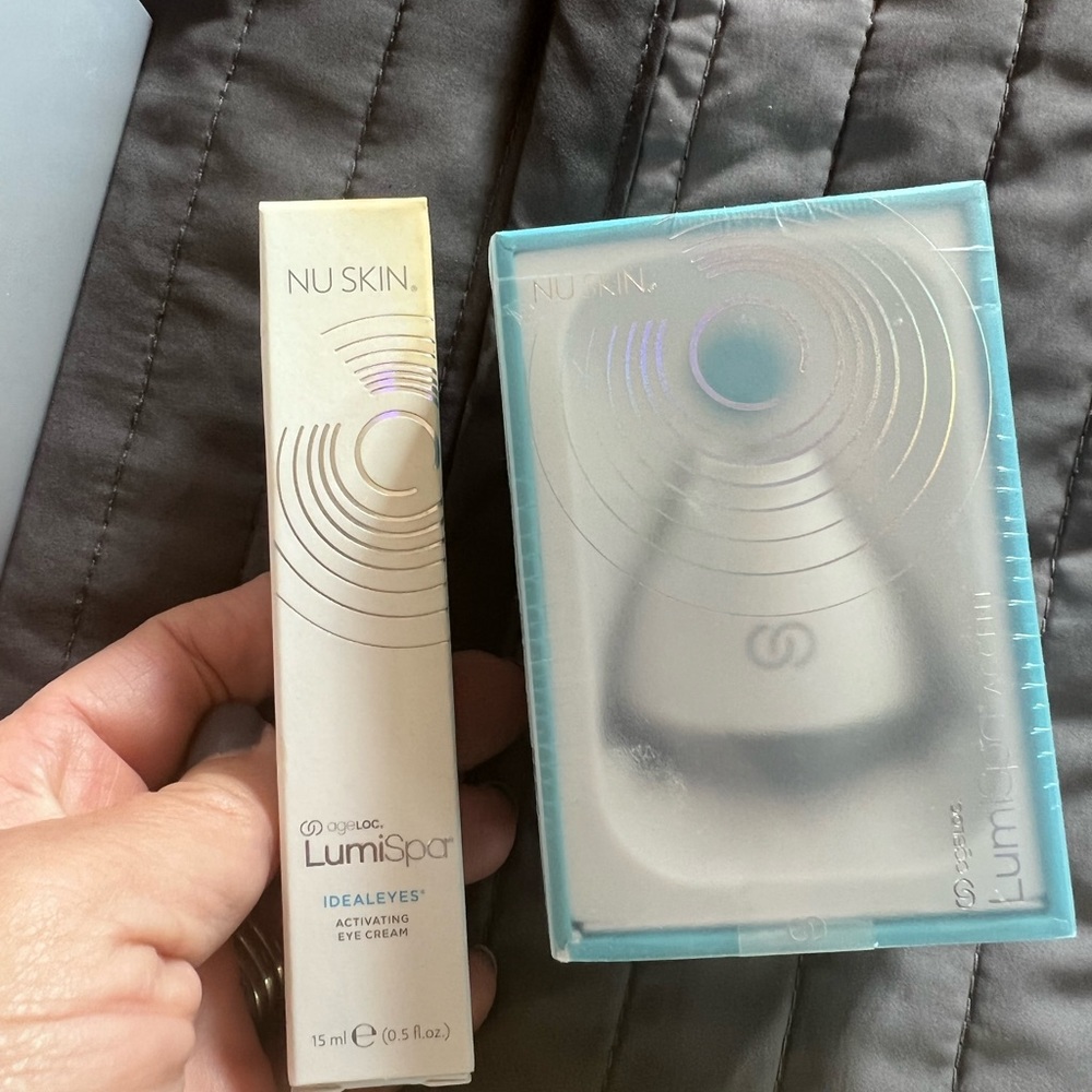 Nuskin Lumi Spa Eye Attachment and Eye Cream, NEW